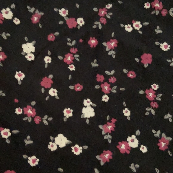 Black Floral print leggings - Picture 4 of 4